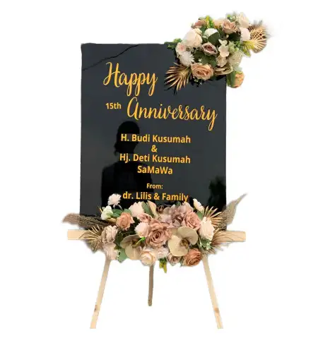 Papan Bunga Akrilik Plawikan